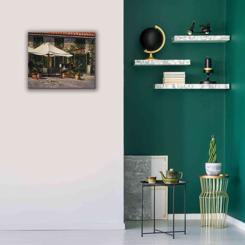 Image of 'Ristorante Il Pozzo' by Art Fronckowiak, Giclee Canvas Wall Art,24x20