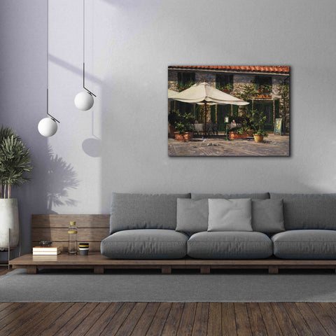 Image of 'Ristorante Il Pozzo' by Art Fronckowiak, Giclee Canvas Wall Art,54x40