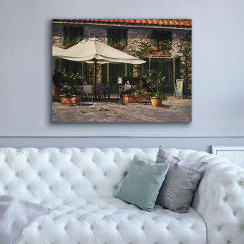 Image of 'Ristorante Il Pozzo' by Art Fronckowiak, Giclee Canvas Wall Art,54x40
