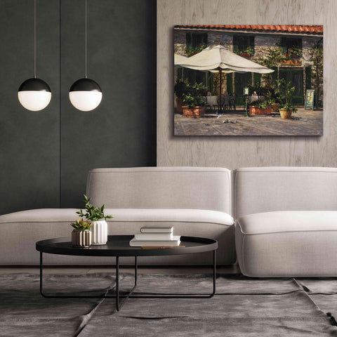 Image of 'Ristorante Il Pozzo' by Art Fronckowiak, Giclee Canvas Wall Art,54x40