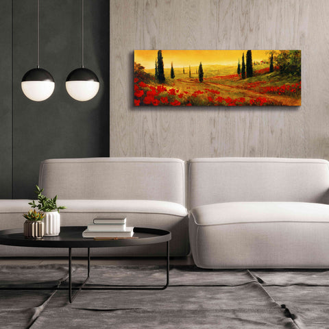 Image of 'Toscano Panel I' by Art Fronckowiak, Giclee Canvas Wall Art,60x20