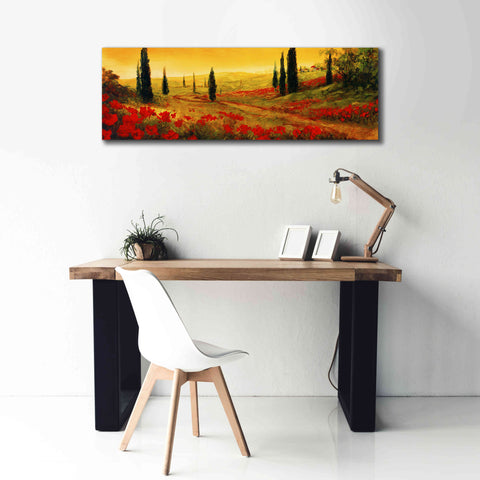 Image of 'Toscano Panel I' by Art Fronckowiak, Giclee Canvas Wall Art,60x20