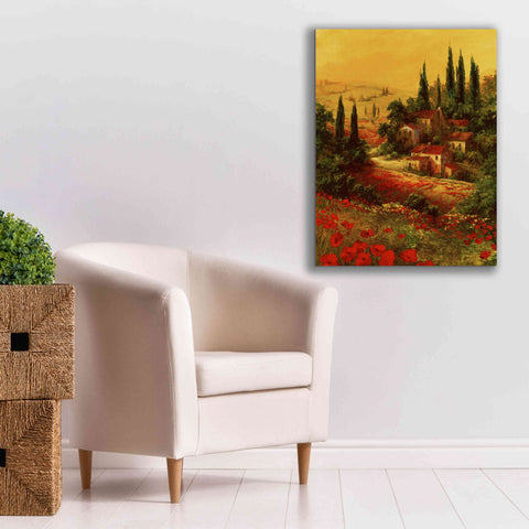 Image of 'Toscano Valley I' by Art Fronckowiak, Giclee Canvas Wall Art,26x34