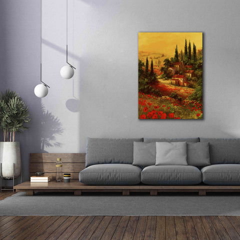 Image of 'Toscano Valley I' by Art Fronckowiak, Giclee Canvas Wall Art,40x54