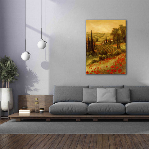 Image of 'Toscano Valley II' by Art Fronckowiak, Giclee Canvas Wall Art,40x54