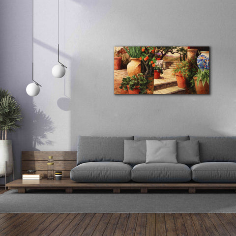Image of 'Turo Tuscan Orange' by Art Fronckowiak, Giclee Canvas Wall Art,60x30