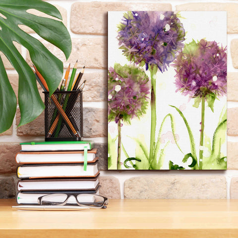 Image of 'Alliums' by Dawn Derman, Giclee Canvas Wall Art,12x16