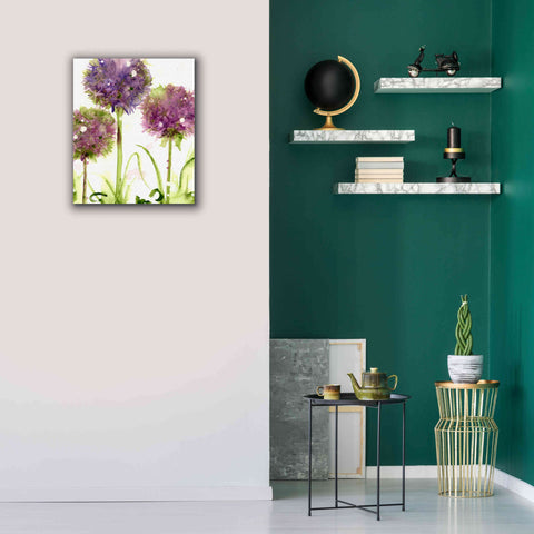 Image of 'Alliums' by Dawn Derman, Giclee Canvas Wall Art,20x24