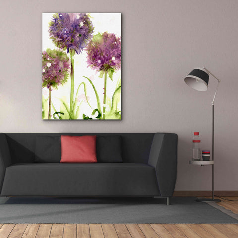 Image of 'Alliums' by Dawn Derman, Giclee Canvas Wall Art,40x54