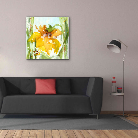 Image of 'Daffodil' by Dawn Derman, Giclee Canvas Wall Art,37x37