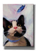'Cat and Butterfly' by Diane Hoeptner, Giclee Canvas Wall Art