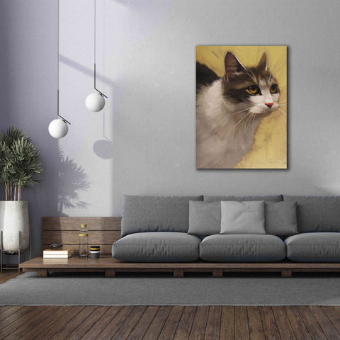 Image of 'Derby Cat' by Diane Hoeptner, Giclee Canvas Wall Art,40x54