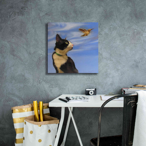 Image of 'Fly Away' by Diane Hoeptner, Giclee Canvas Wall Art,18x18