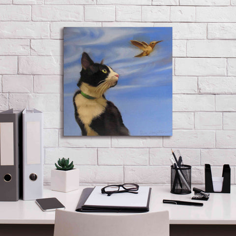 Image of 'Fly Away' by Diane Hoeptner, Giclee Canvas Wall Art,18x18