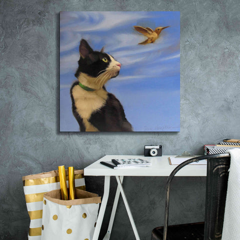 Image of 'Fly Away' by Diane Hoeptner, Giclee Canvas Wall Art,26x26