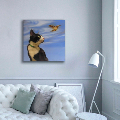 Image of 'Fly Away' by Diane Hoeptner, Giclee Canvas Wall Art,37x37