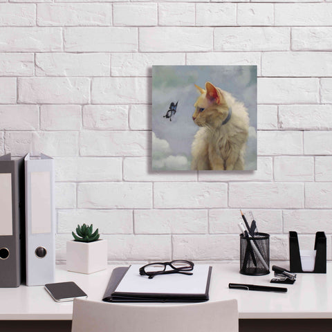 Image of 'The Greeter' by Diane Hoeptner, Giclee Canvas Wall Art,12x12