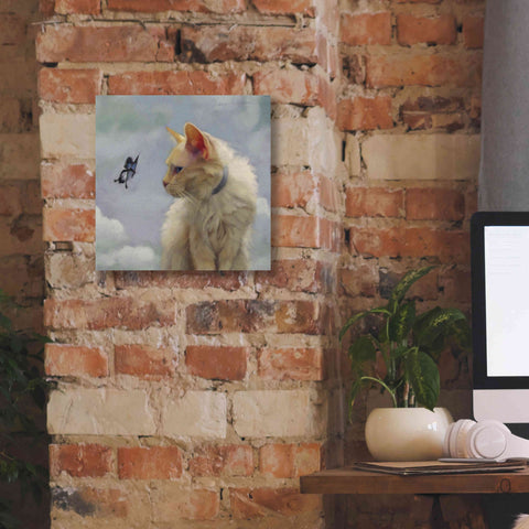 Image of 'The Greeter' by Diane Hoeptner, Giclee Canvas Wall Art,12x12