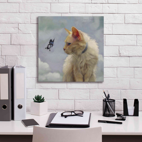 Image of 'The Greeter' by Diane Hoeptner, Giclee Canvas Wall Art,18x18