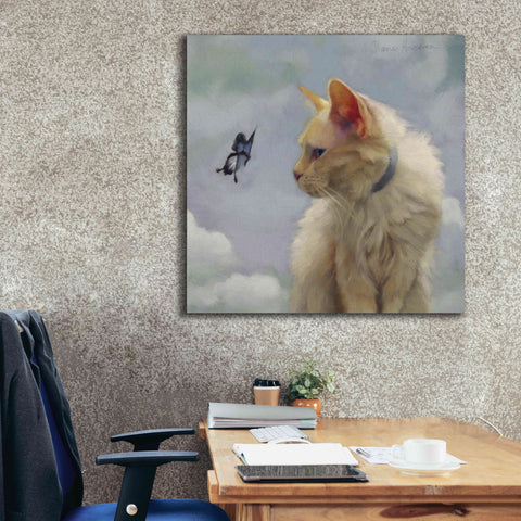 Image of 'The Greeter' by Diane Hoeptner, Giclee Canvas Wall Art,37x37