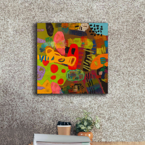 Image of 'Conversations in the Abstract 19' by Downs, Giclee Canvas Wall Art,18x18