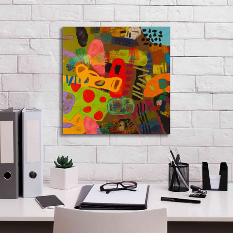 Image of 'Conversations in the Abstract 19' by Downs, Giclee Canvas Wall Art,18x18
