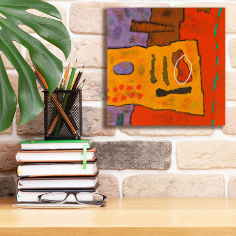 Image of 'Conversations in the Abstract 21' by Downs, Giclee Canvas Wall Art,12x12