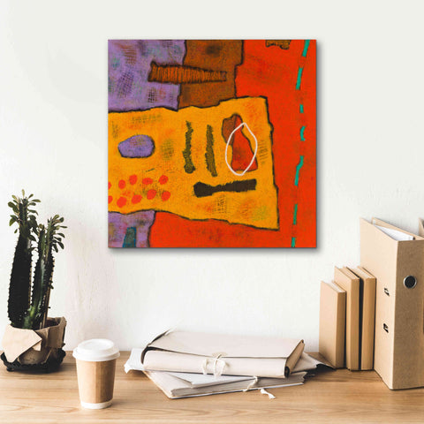 Image of 'Conversations in the Abstract 21' by Downs, Giclee Canvas Wall Art,18x18