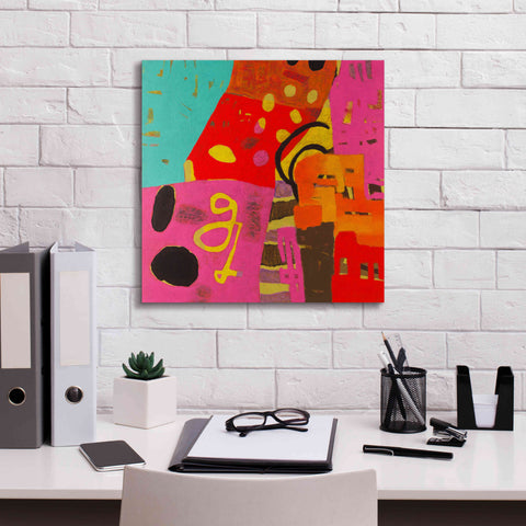 Image of 'Conversations in the Abstract 23' by Downs, Giclee Canvas Wall Art,18x18