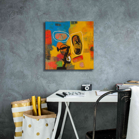 Image of 'Conversations in the Abstract 32' by Downs, Giclee Canvas Wall Art,18x18