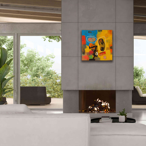 Image of 'Conversations in the Abstract 32' by Downs, Giclee Canvas Wall Art,26x26