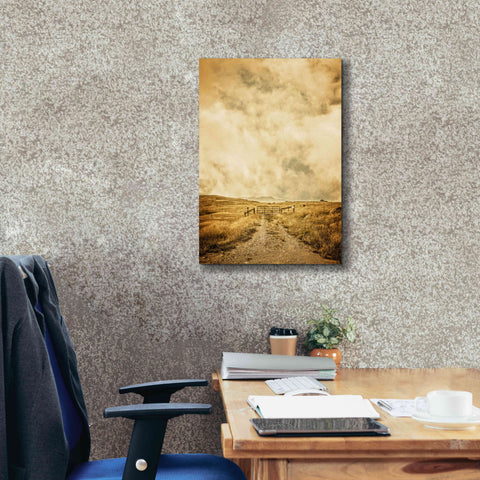 Image of 'Ranch Gate' by Edward M. Fielding, Giclee Canvas Wall Art,18x26