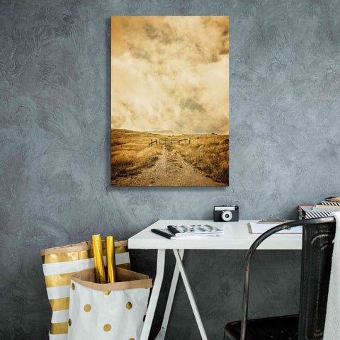Image of 'Ranch Gate' by Edward M. Fielding, Giclee Canvas Wall Art,18x26