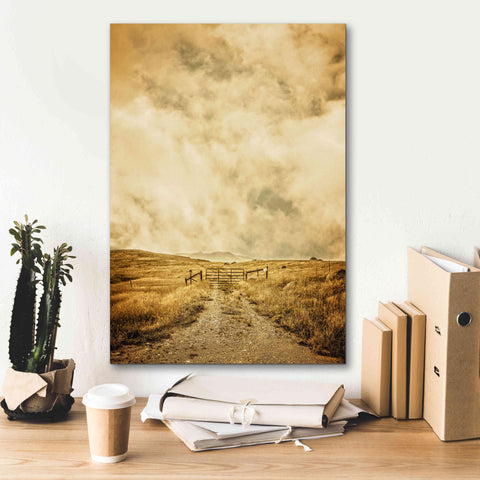 Image of 'Ranch Gate' by Edward M. Fielding, Giclee Canvas Wall Art,18x26