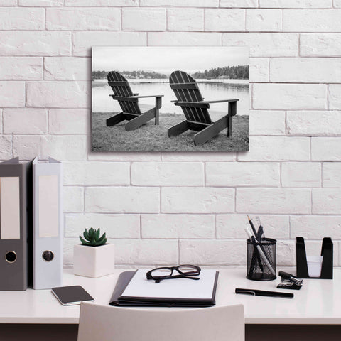 Image of 'Relaxing at the Lake' by Edward M. Fielding, Giclee Canvas Wall Art,18x12