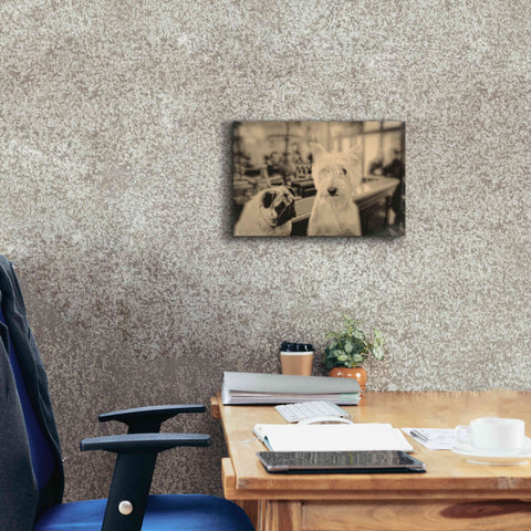 Image of 'Singles Night' by Edward M. Fielding, Giclee Canvas Wall Art,18x12