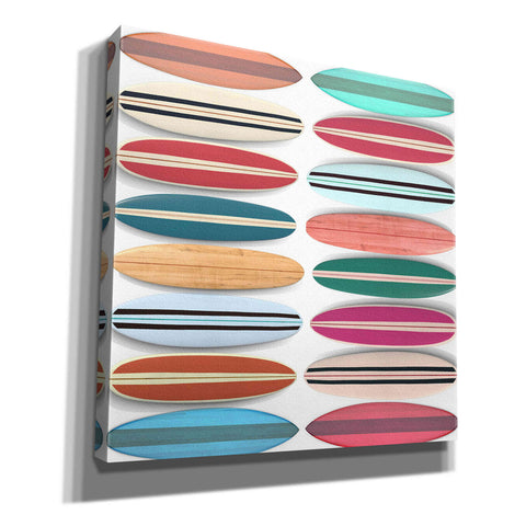 Image of 'Surfboard Pattern' by Edward M. Fielding, Giclee Canvas Wall Art