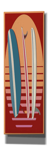 Image of 'Surfboard Sunset' by Edward M. Fielding, Giclee Canvas Wall Art