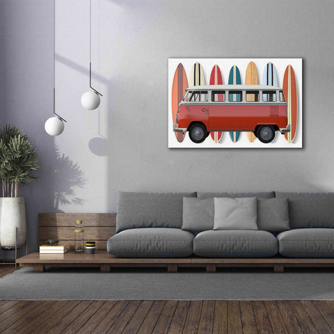 Image of 'Surfer Van' by Edward M. Fielding, Giclee Canvas Wall Art,60x40