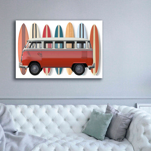 Image of 'Surfer Van' by Edward M. Fielding, Giclee Canvas Wall Art,60x40