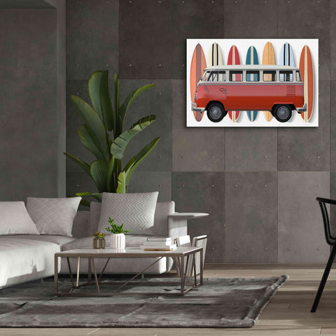 Image of 'Surfer Van' by Edward M. Fielding, Giclee Canvas Wall Art,60x40