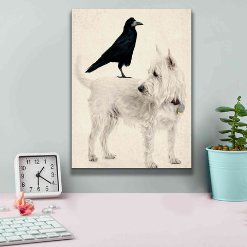 Image of 'The Hitchhiker' by Edward M. Fielding, Giclee Canvas Wall Art,12x16