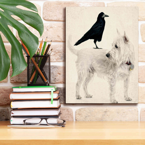 Image of 'The Hitchhiker' by Edward M. Fielding, Giclee Canvas Wall Art,12x16