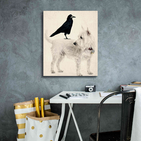 Image of 'The Hitchhiker' by Edward M. Fielding, Giclee Canvas Wall Art,20x24