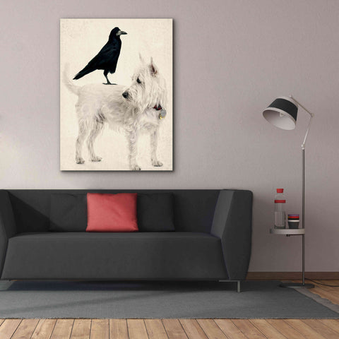 Image of 'The Hitchhiker' by Edward M. Fielding, Giclee Canvas Wall Art,40x54