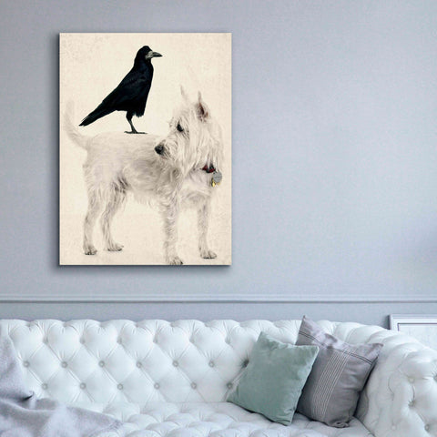 Image of 'The Hitchhiker' by Edward M. Fielding, Giclee Canvas Wall Art,40x54