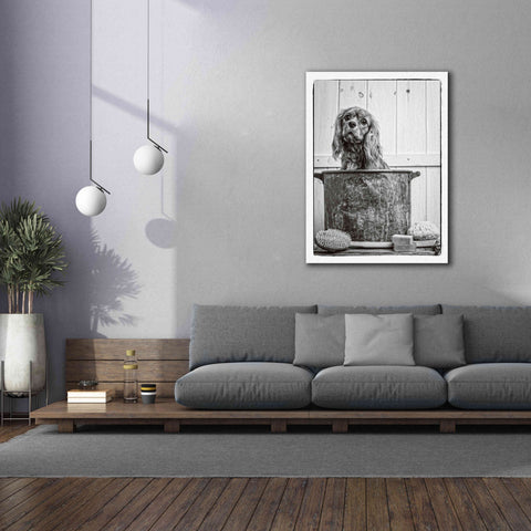 Image of 'Vintage Puppy Bath' by Edward M. Fielding, Giclee Canvas Wall Art,40x54