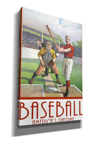 Image of 'Baseball America' by Edward M. Fielding, Giclee Canvas Wall Art