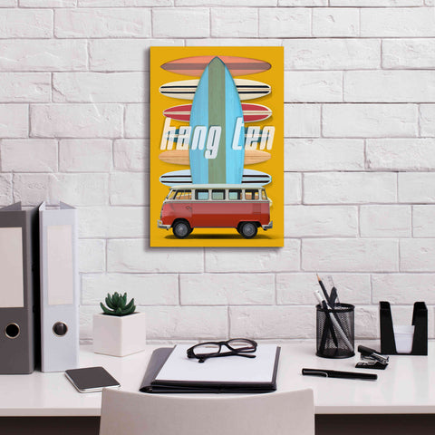 Image of 'Hang Ten' by Edward M. Fielding, Giclee Canvas Wall Art,12x18