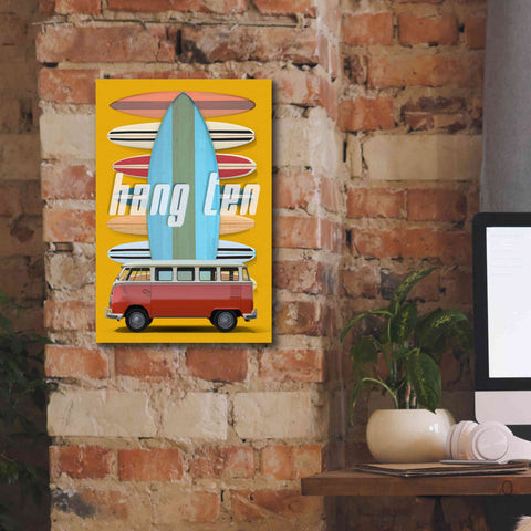 Image of 'Hang Ten' by Edward M. Fielding, Giclee Canvas Wall Art,12x18